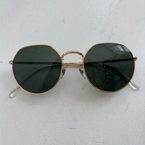 Ray-Ban unisex-adult RB3565 Jack | Legend Gold/Green